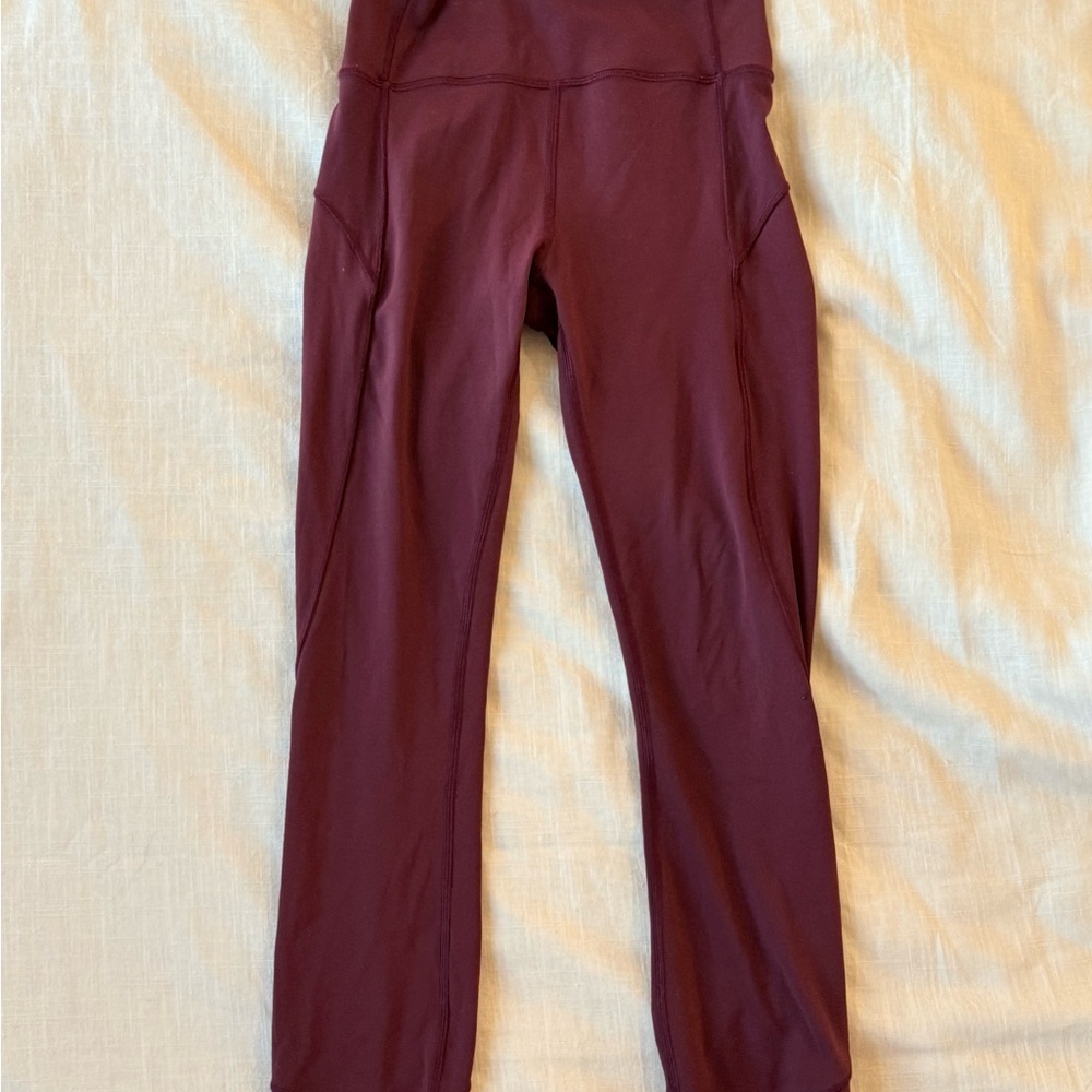 Lululemon maroon leggings